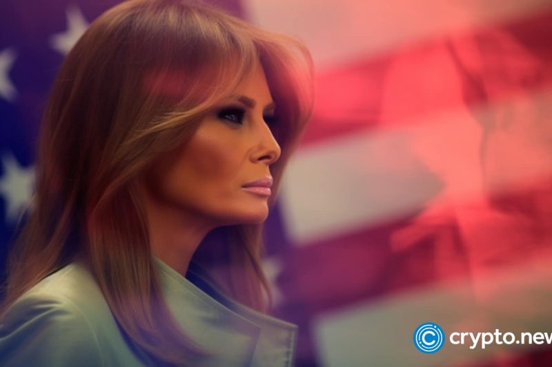 Melania meme coin team dumps 9.99m tokens in 8 days